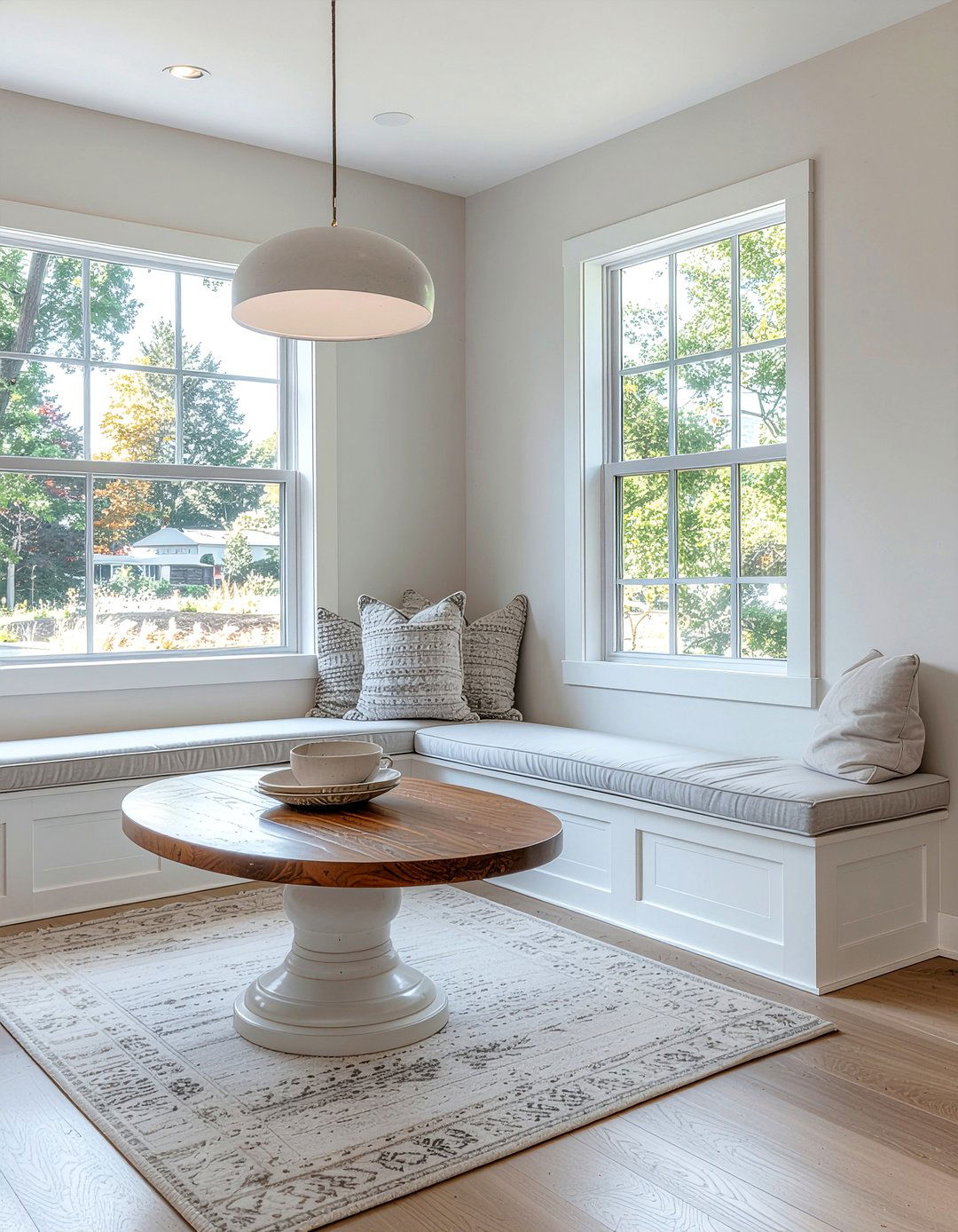 Corner banquette seating - 30 dining nook ideas