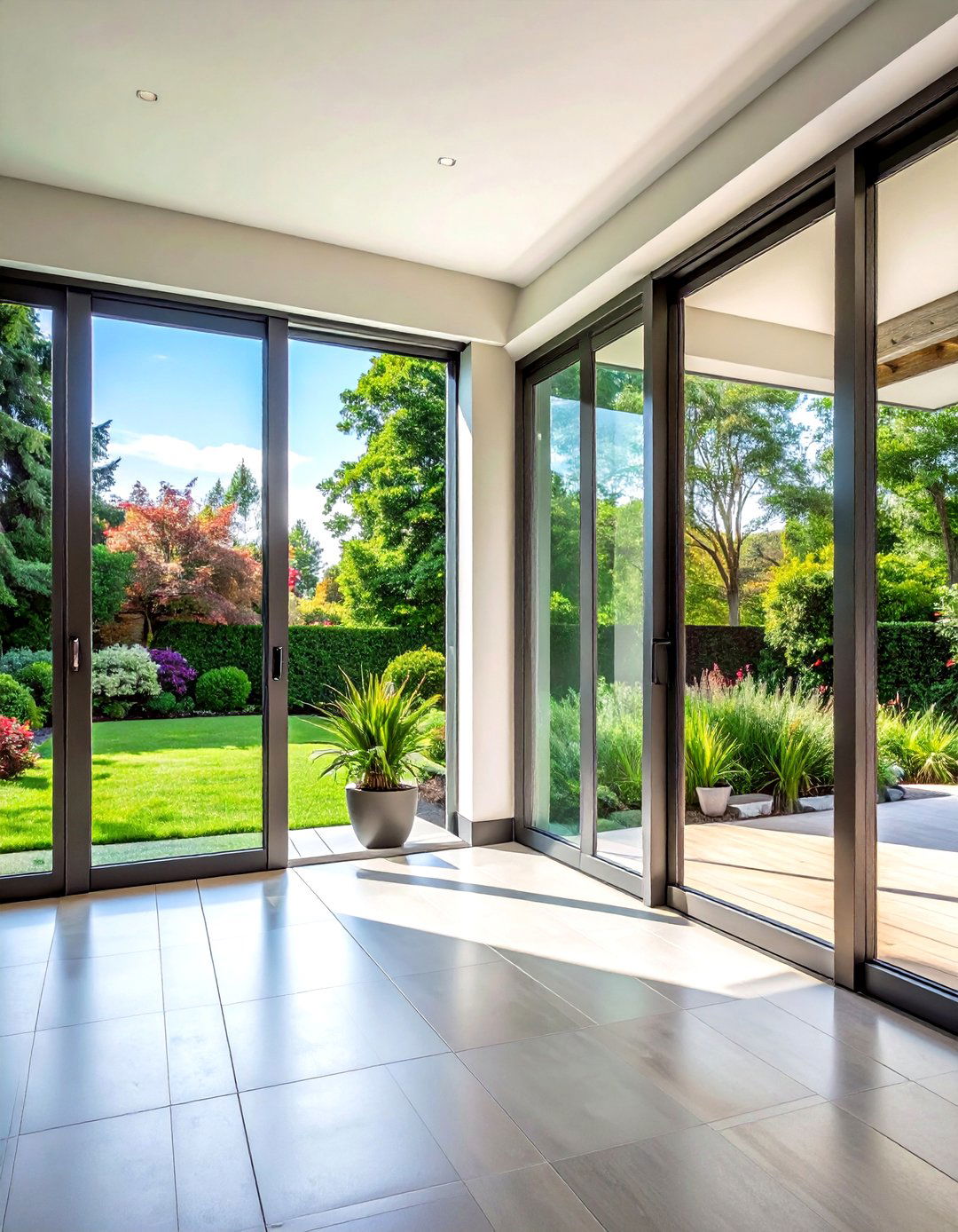 Corner bifold doors - 30 living room bifold doors