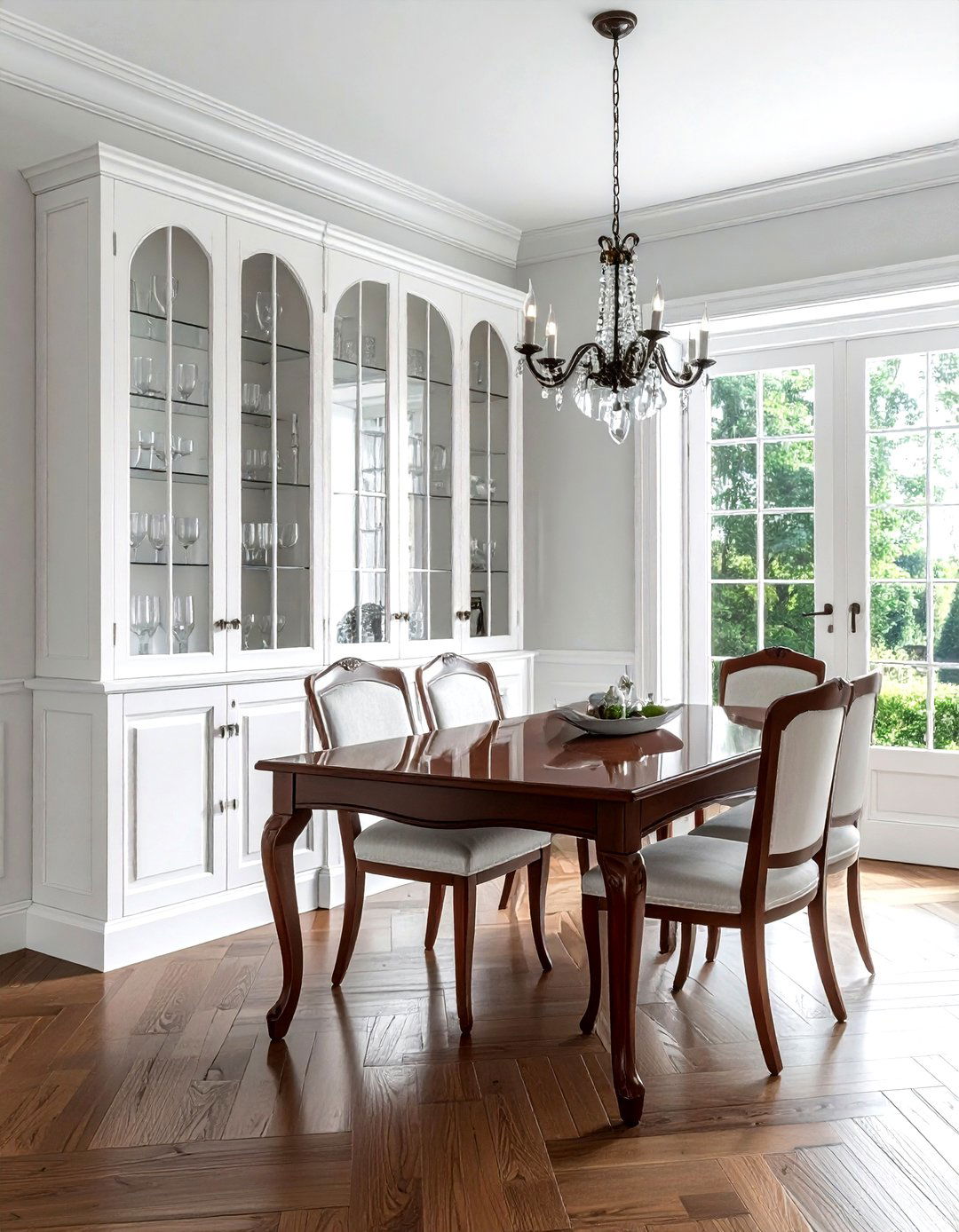Corner china cabinet - 30 dining room clever storage ideas