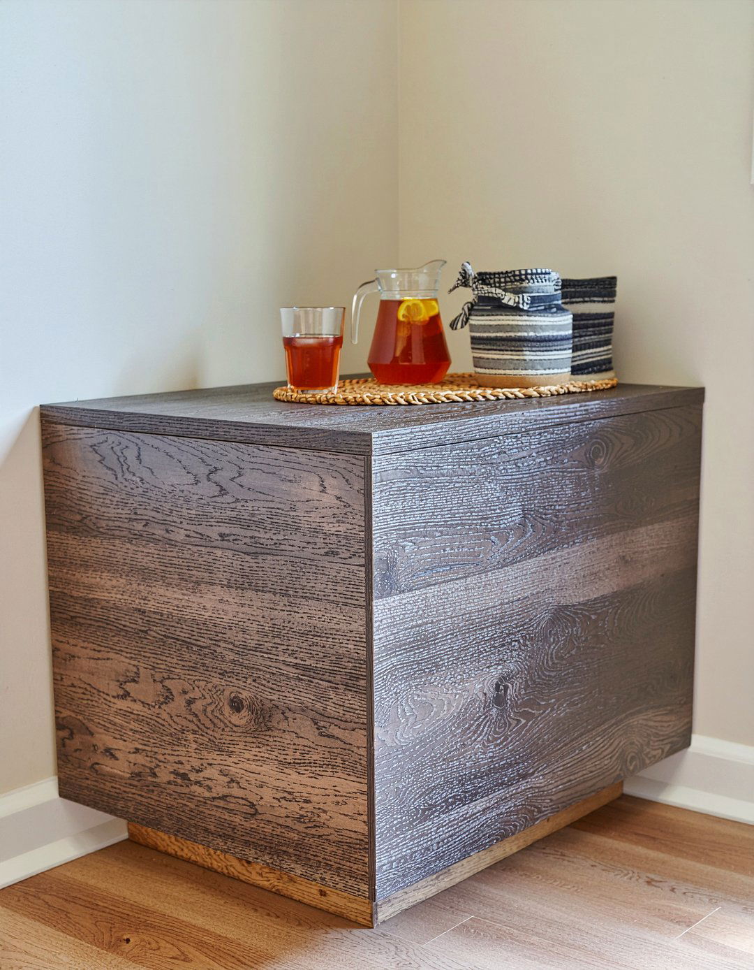 Corner drink station - 30 living room drink station ideas