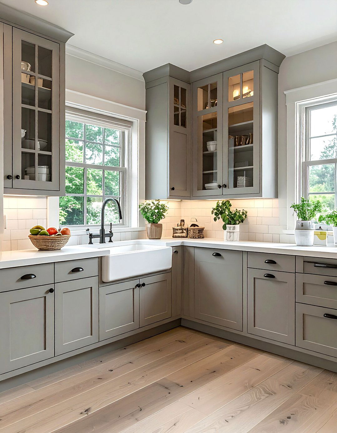 Corner farmhouse sink - 30 farmhouse sink kitchen ideas