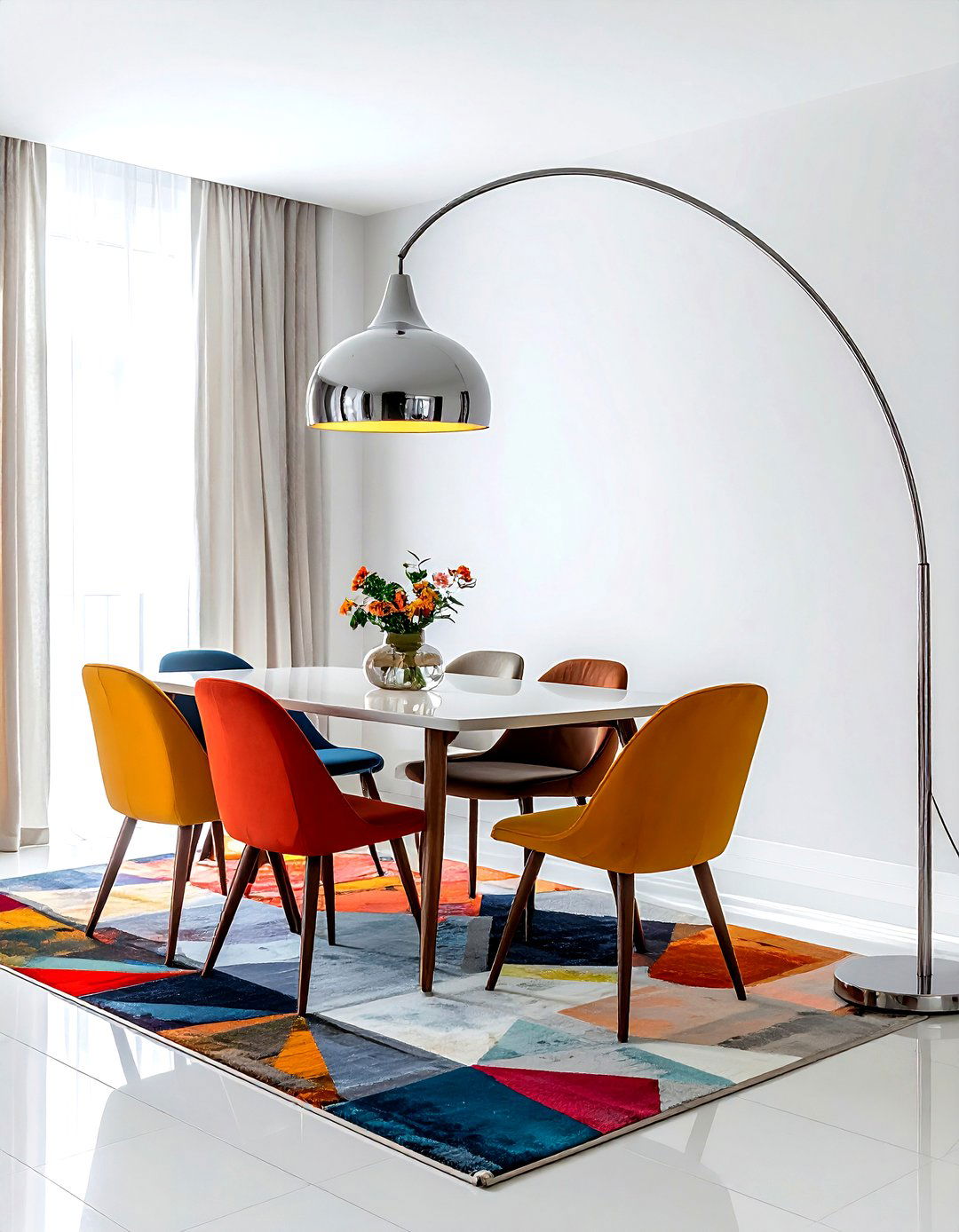 Corner floor lamp for dining room - 30 dining room accent lighting ideas