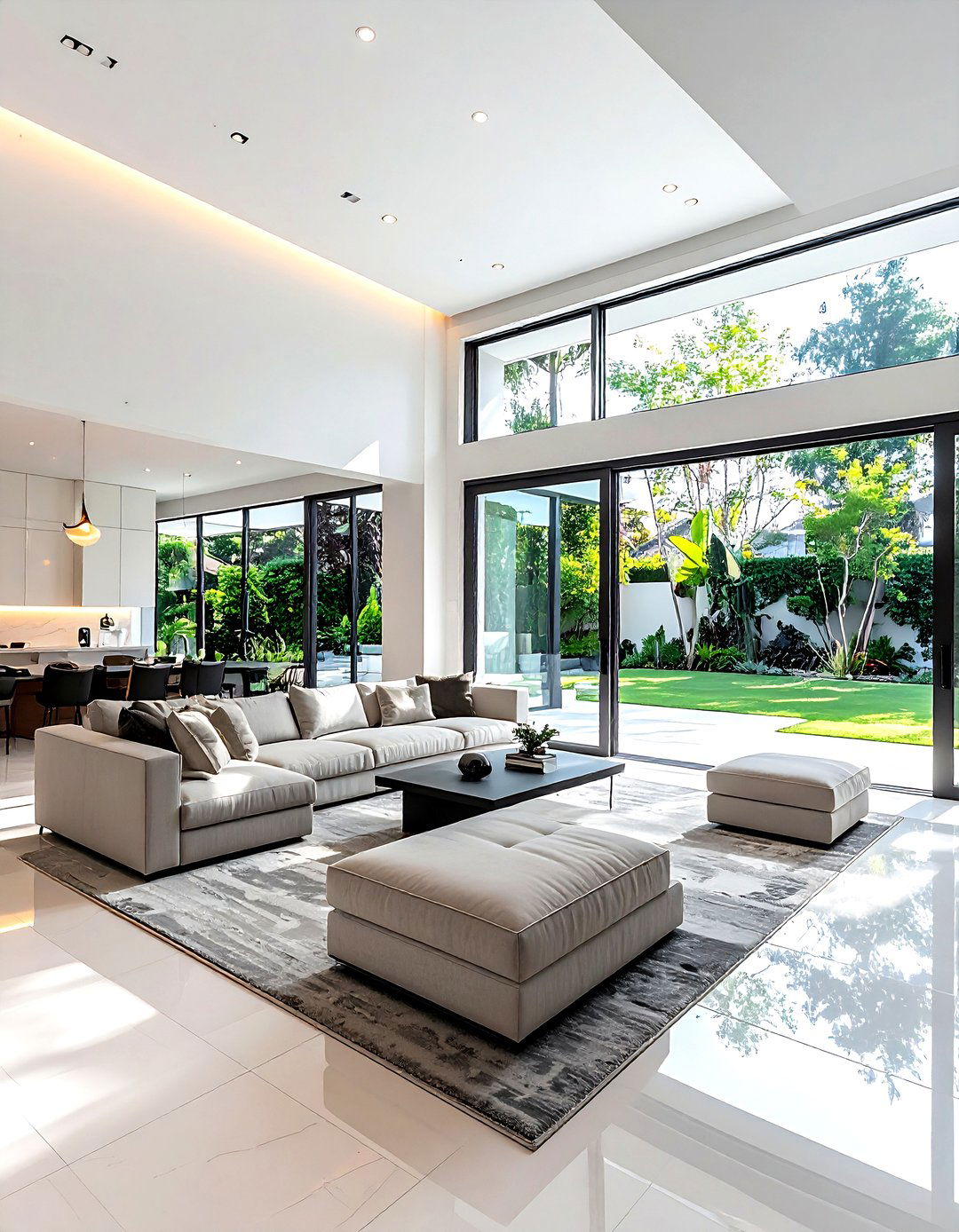 Corner glass doors - 30 living room with patio doors