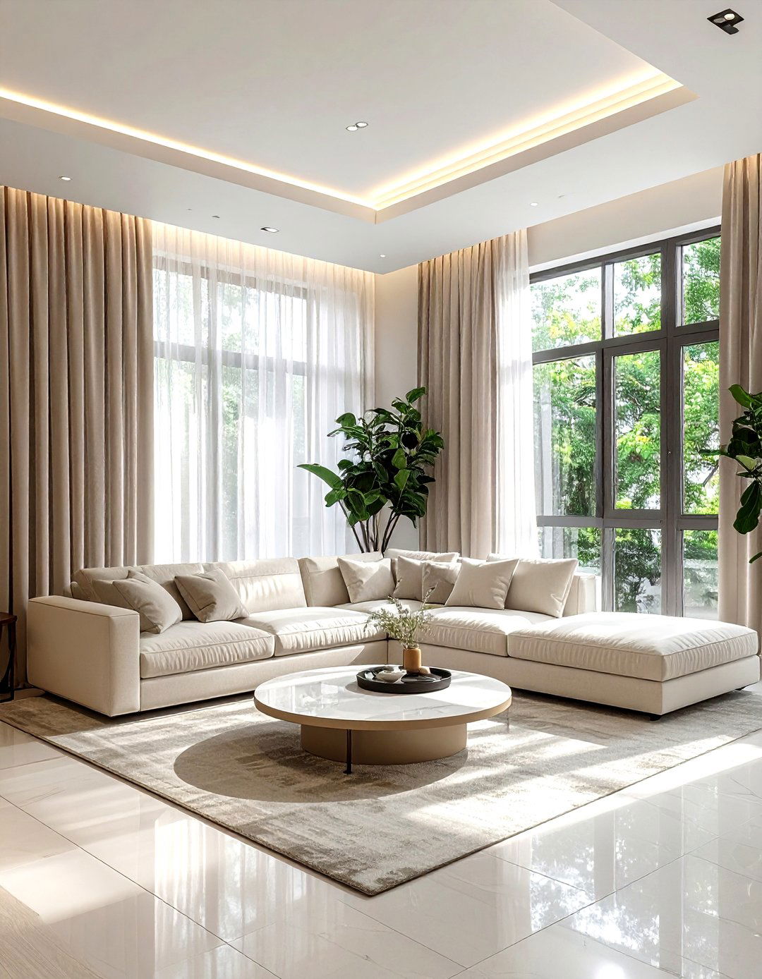 Corner modular sectional - 30 modular sofa living room ideas