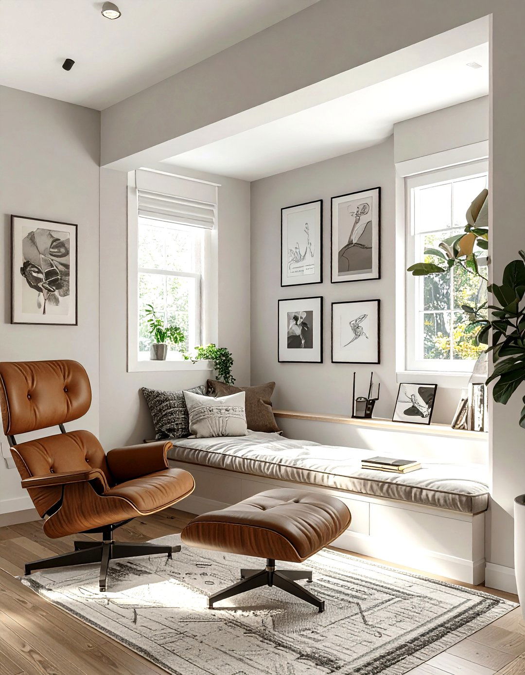 Corner picture rail - 30 living room picture rail ideas