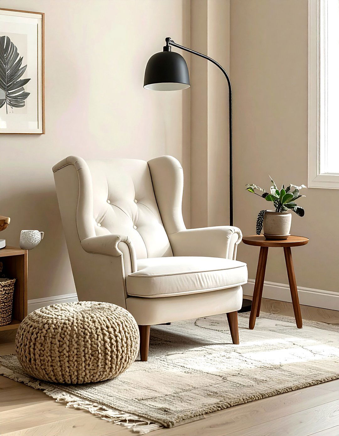 Corner reading chair - 30 living room reading nook ideas