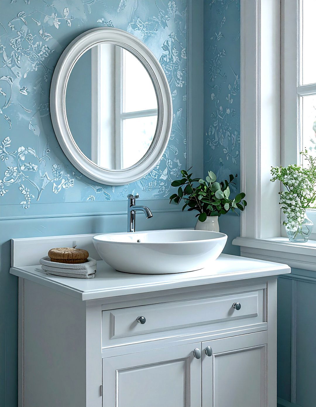 Corner sink - 30 bathroom space-saving ideas