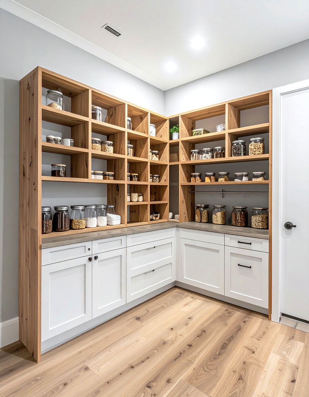 Corner walk in pantry - 30 walk-in pantry kitchen ideas