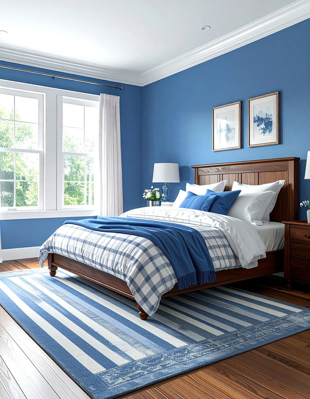 Cornflower Blue Bedroom - 30 blue bedroom ideas