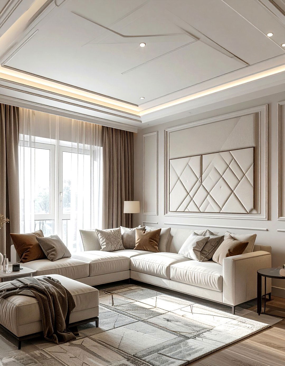 Cornice boards - 30 living room window treatments