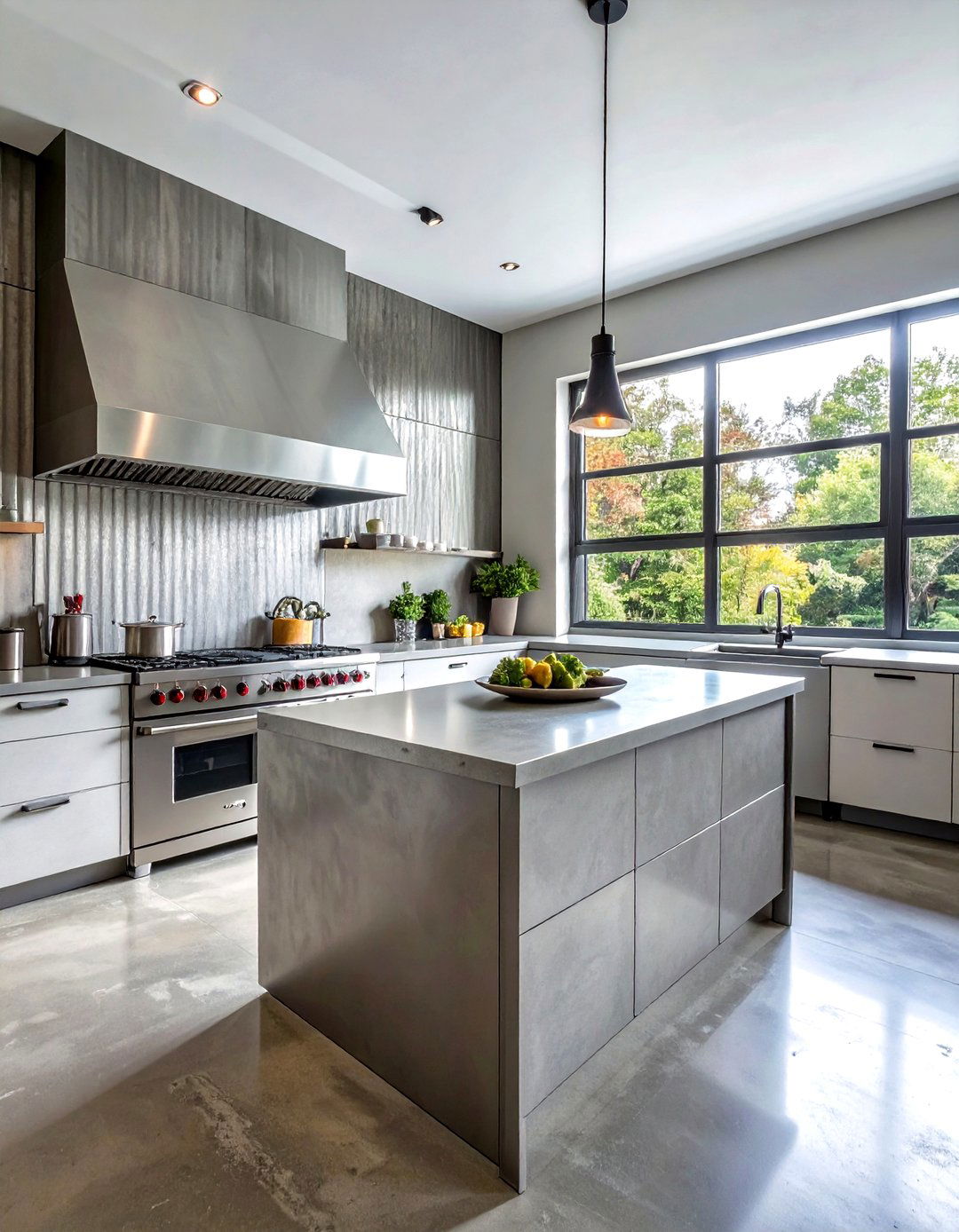 Corrugated metal backsplash - 30 textured kitchen ideas