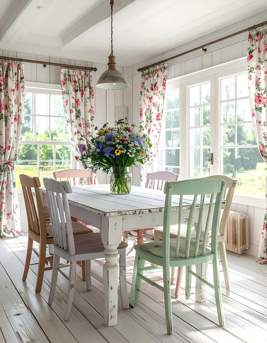 Cottage Dining Room - 30 dining room everyday ideas