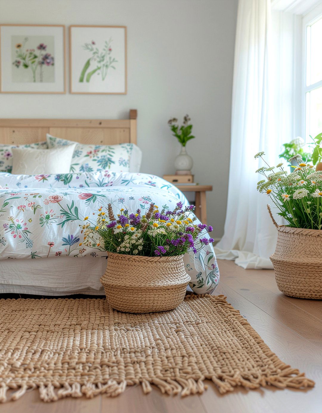 Cottagecore Bedroom Style - 30 seagrass bedroom ideas