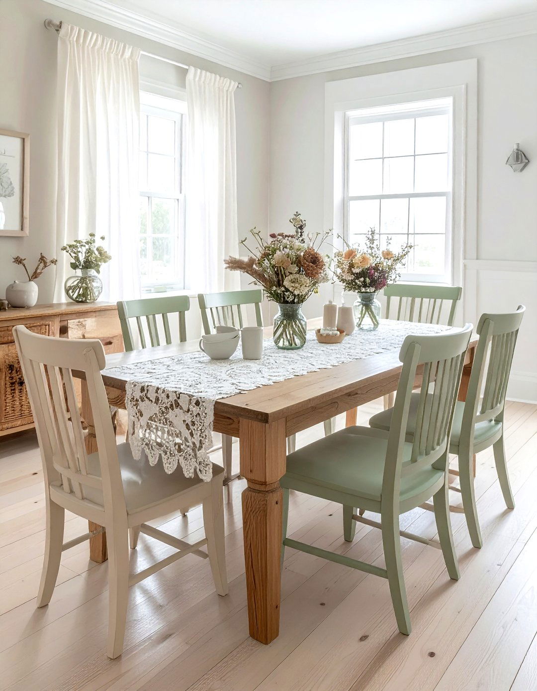 Cottagecore Dining Room - 30 layered dining room ideas