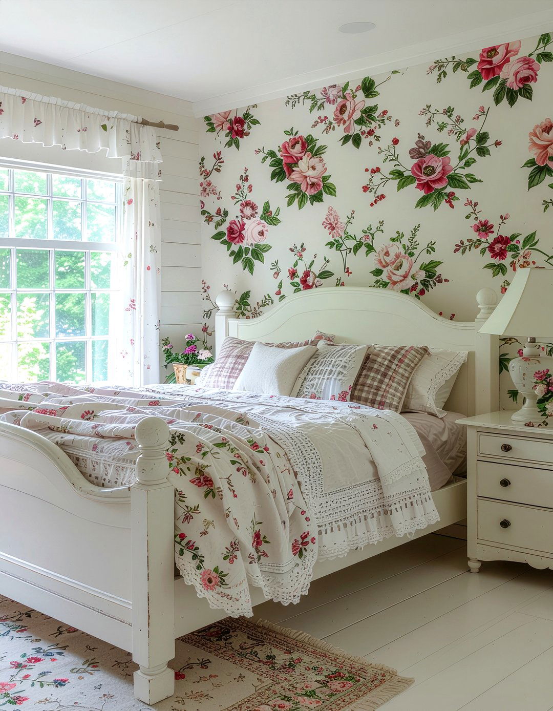 Cottagecore Floral Bedroom - 30 garden themed bedroom ideas