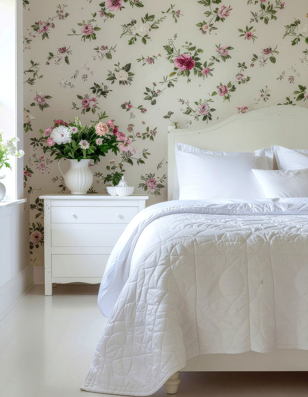 Cottagecore White Bedroom - 30 all white bedroom ideas