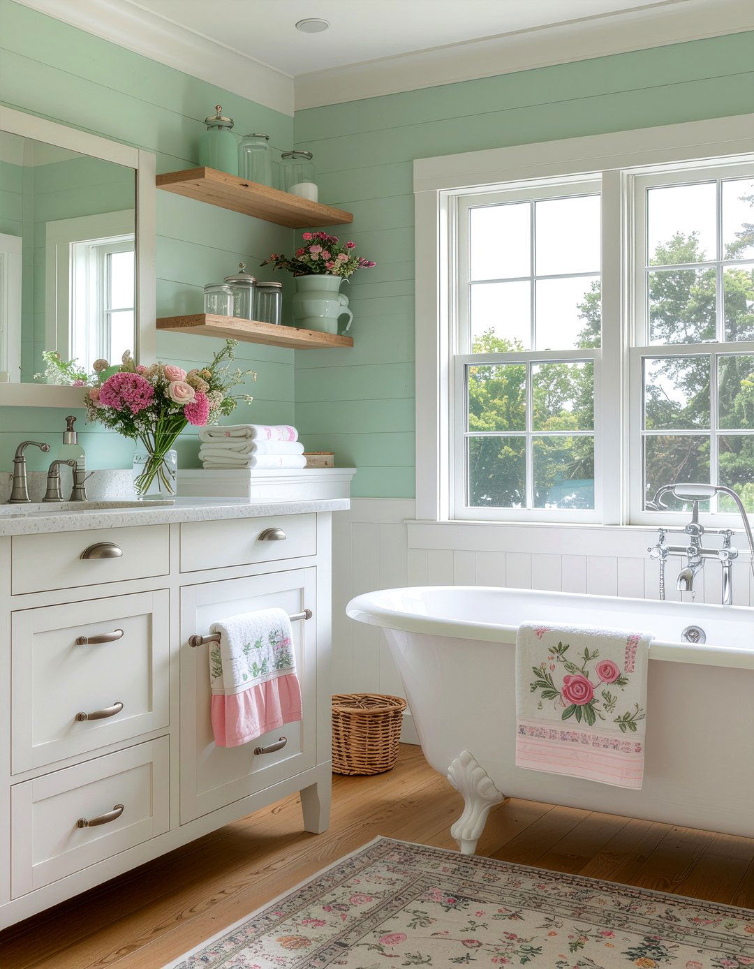 Cottagecore bathroom - 30 bathroom personality ideas