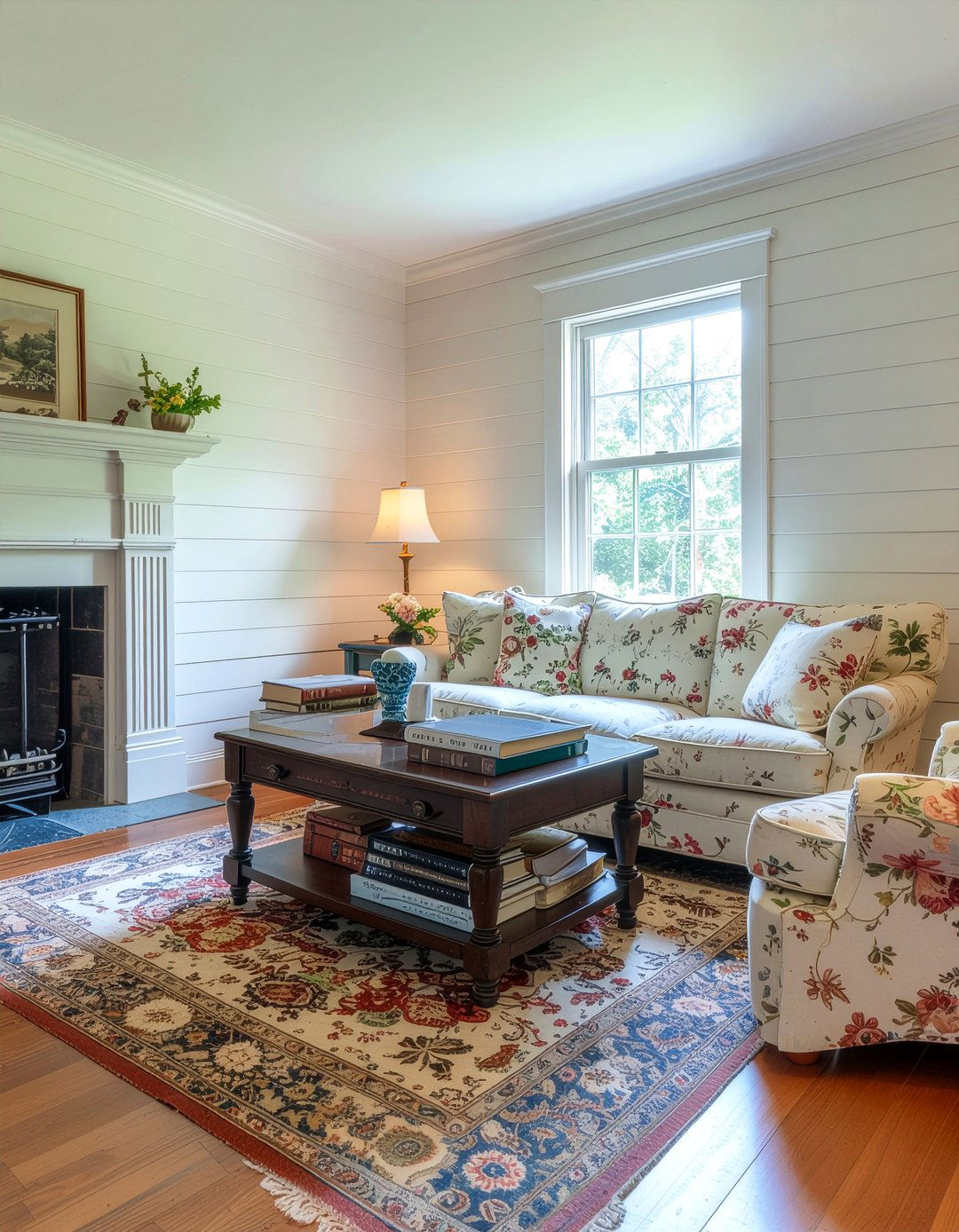 Cottagecore beadboard living room - 30 living room beadboard ideas