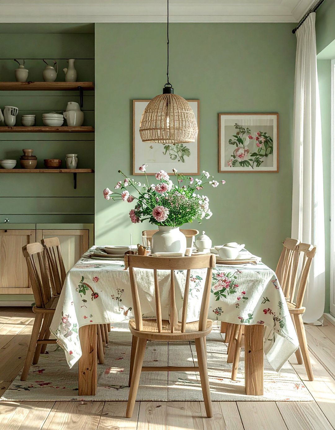 Cottagecore dining room - 30 sumptuous dining room ideas