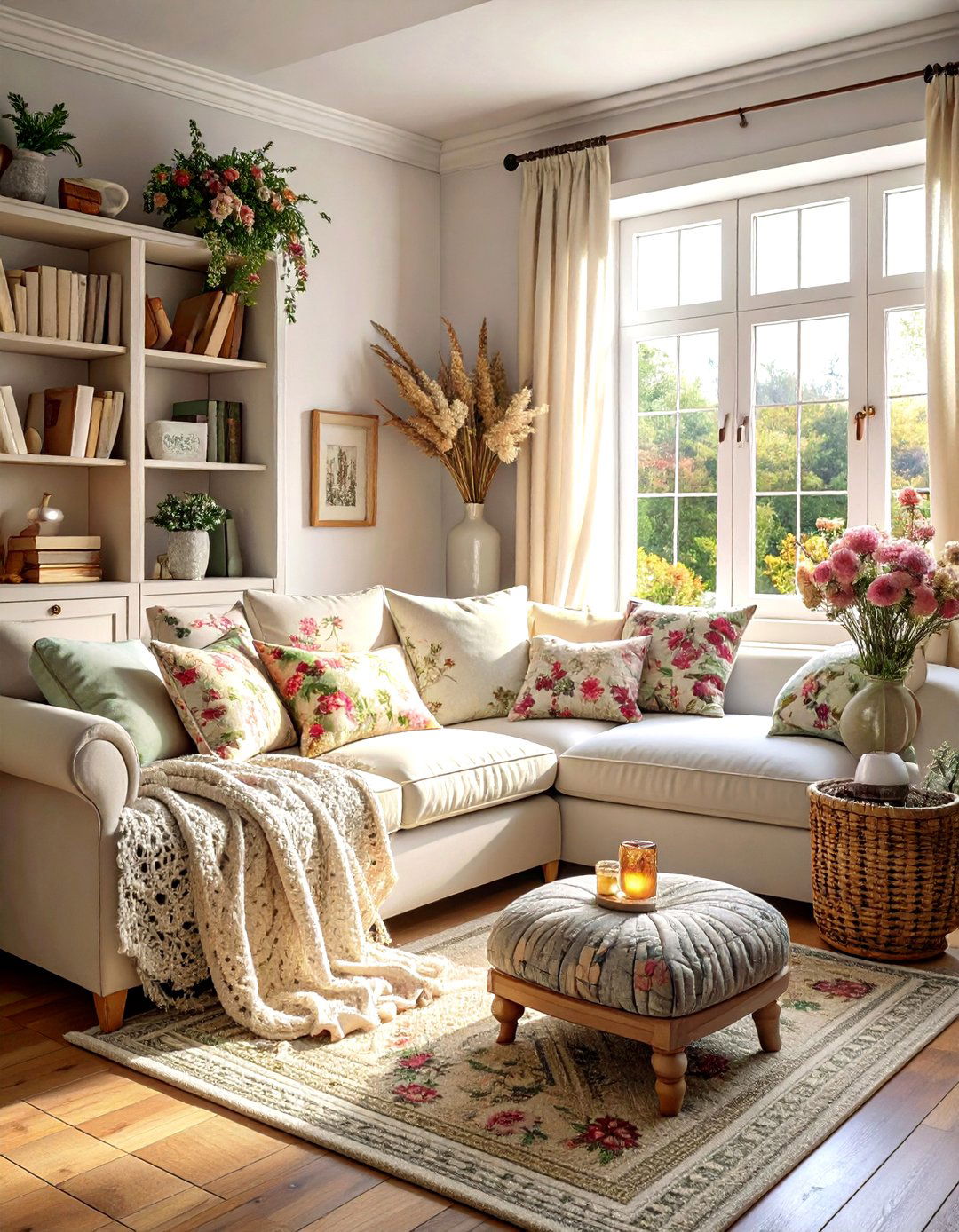 Cottagecore living room - 30 living room soft settings