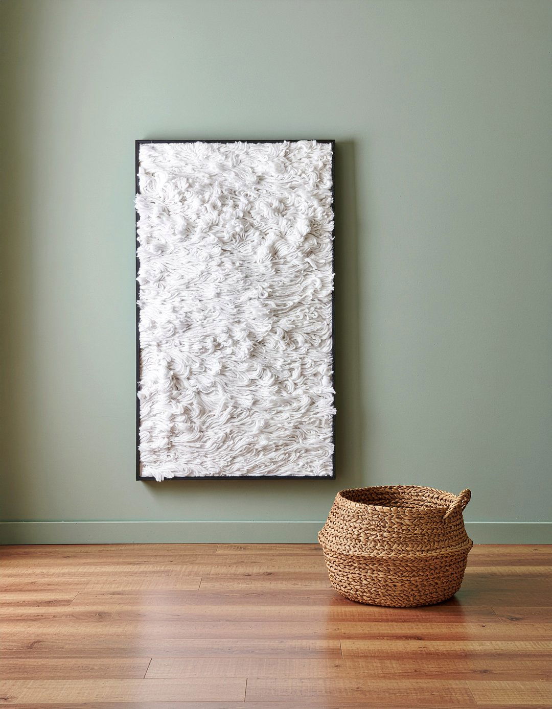 Cotton Batting Wall Decor - 30 cotton living room ideas