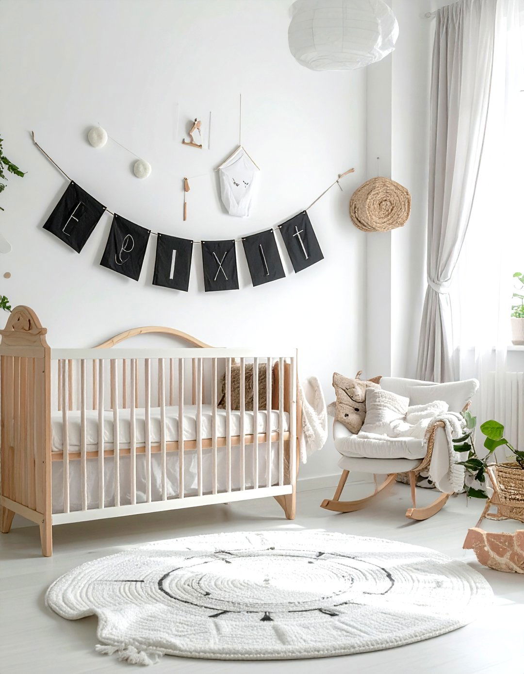 Cotton Fabric Banner - 30 cotton decor ideas