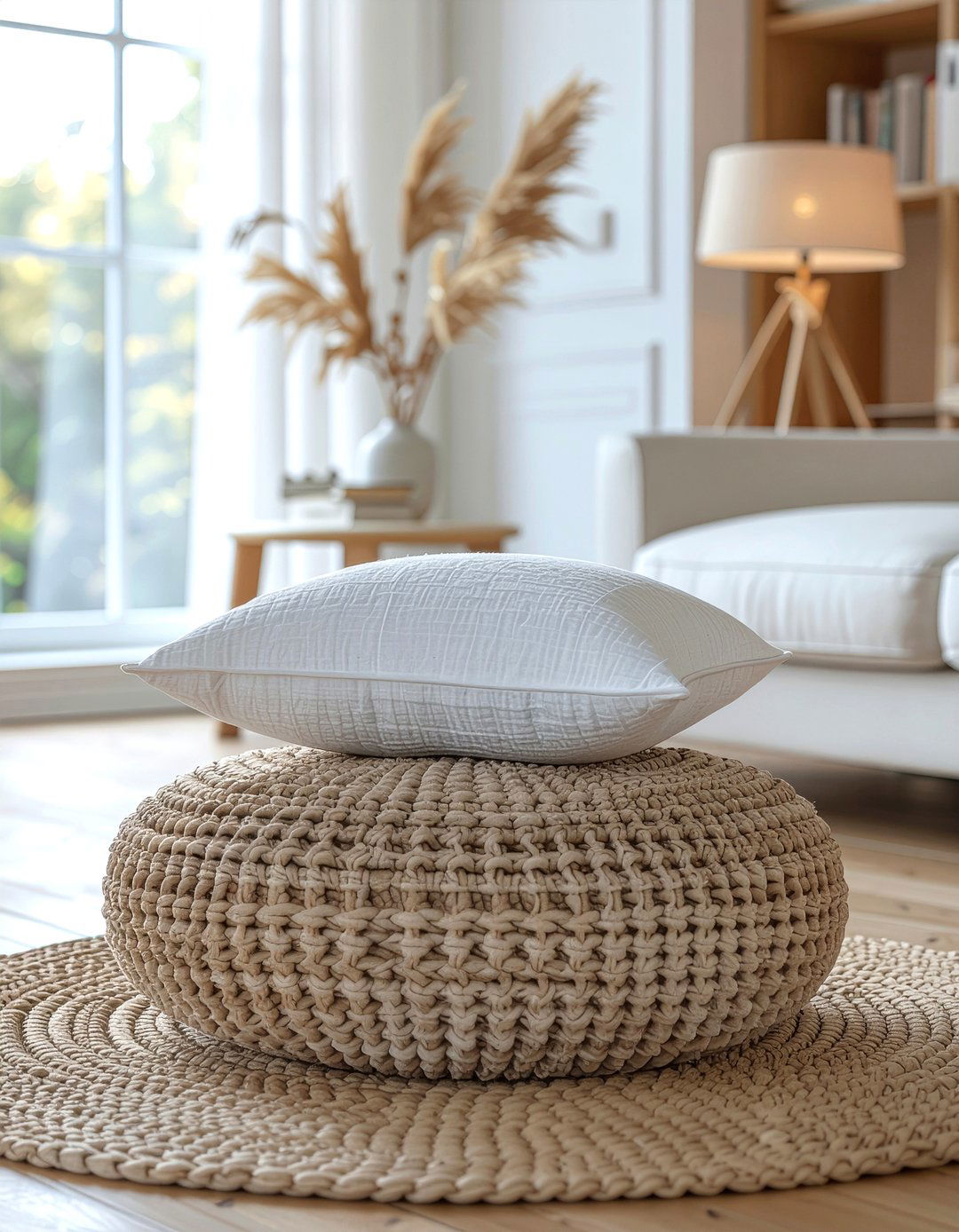 Cotton Percale Pillow Sham - 30 cotton living room ideas