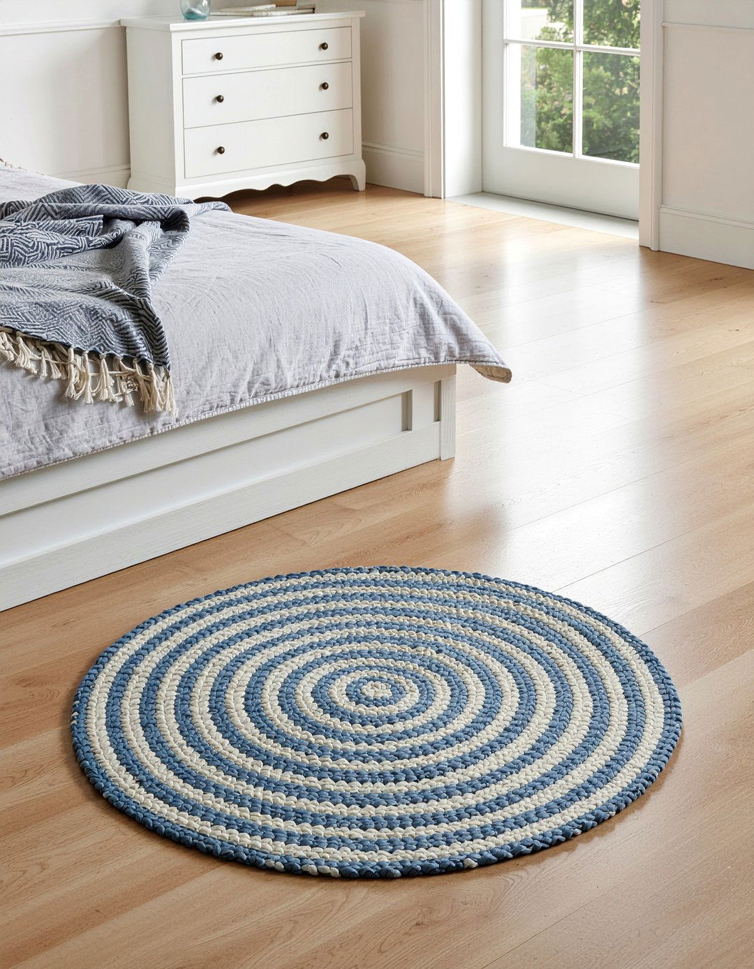 Cotton Round Rug - 30 bedroom round rugs