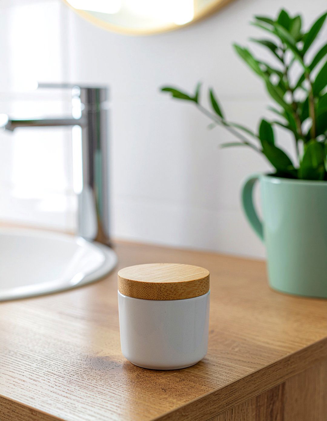 Cotton Swab Container - 30 bathroom essentials ideas