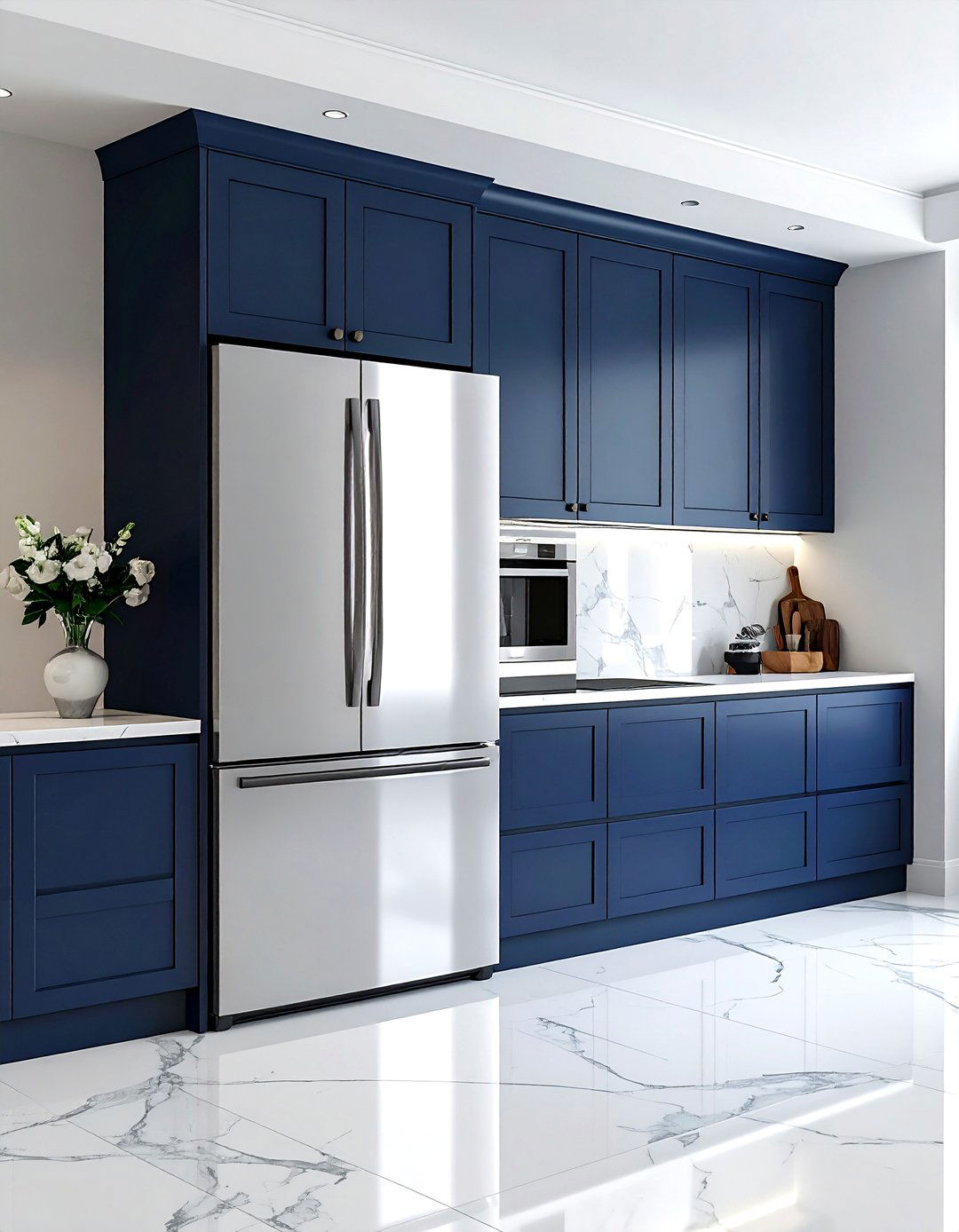 Counter Depth Built In Refrigerator - 30 built-in refrigerator kitchen ideas