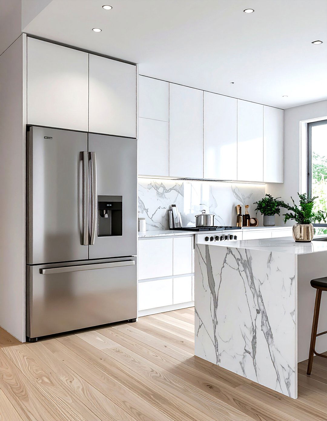 Counter Depth French Door Refrigerator - 30 French door refrigerator kitchen ideas