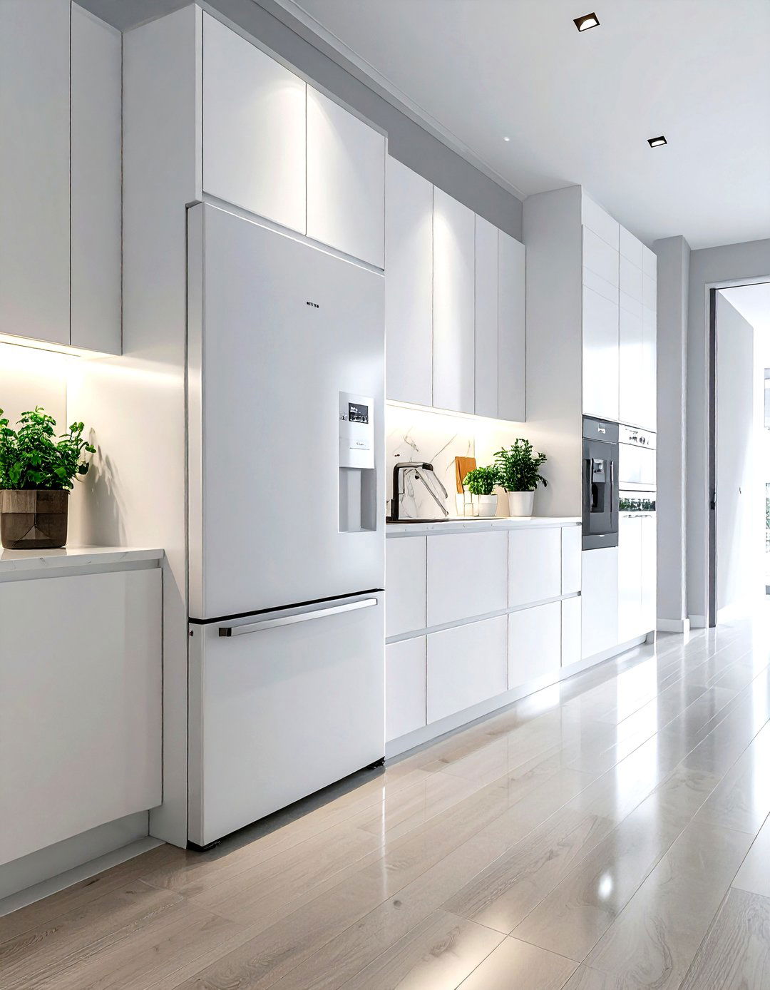 Counter Depth Refrigerator - 30 GE Profile kitchen ideas