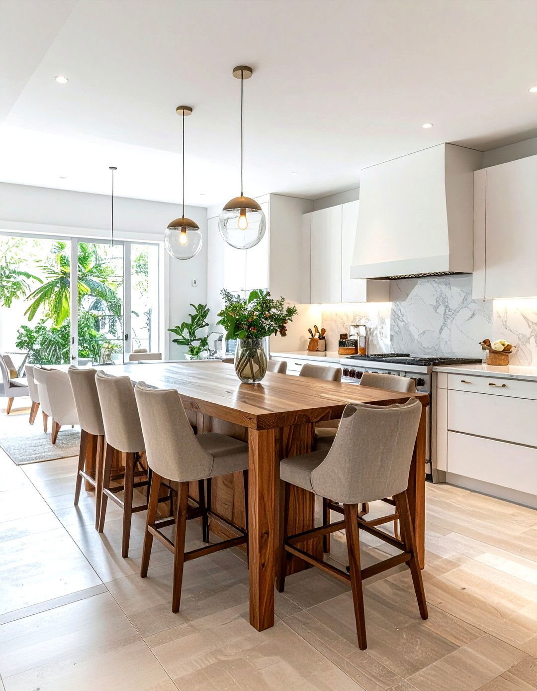 Counter height dining - 30 kitchen dining area ideas