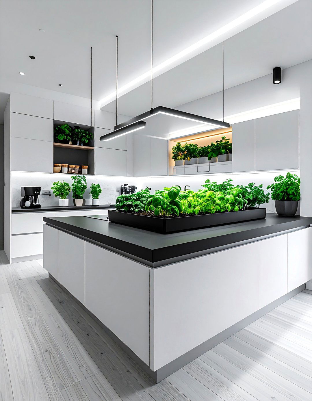 Countertop Herb Garden - 30 removable kitchen ideas
