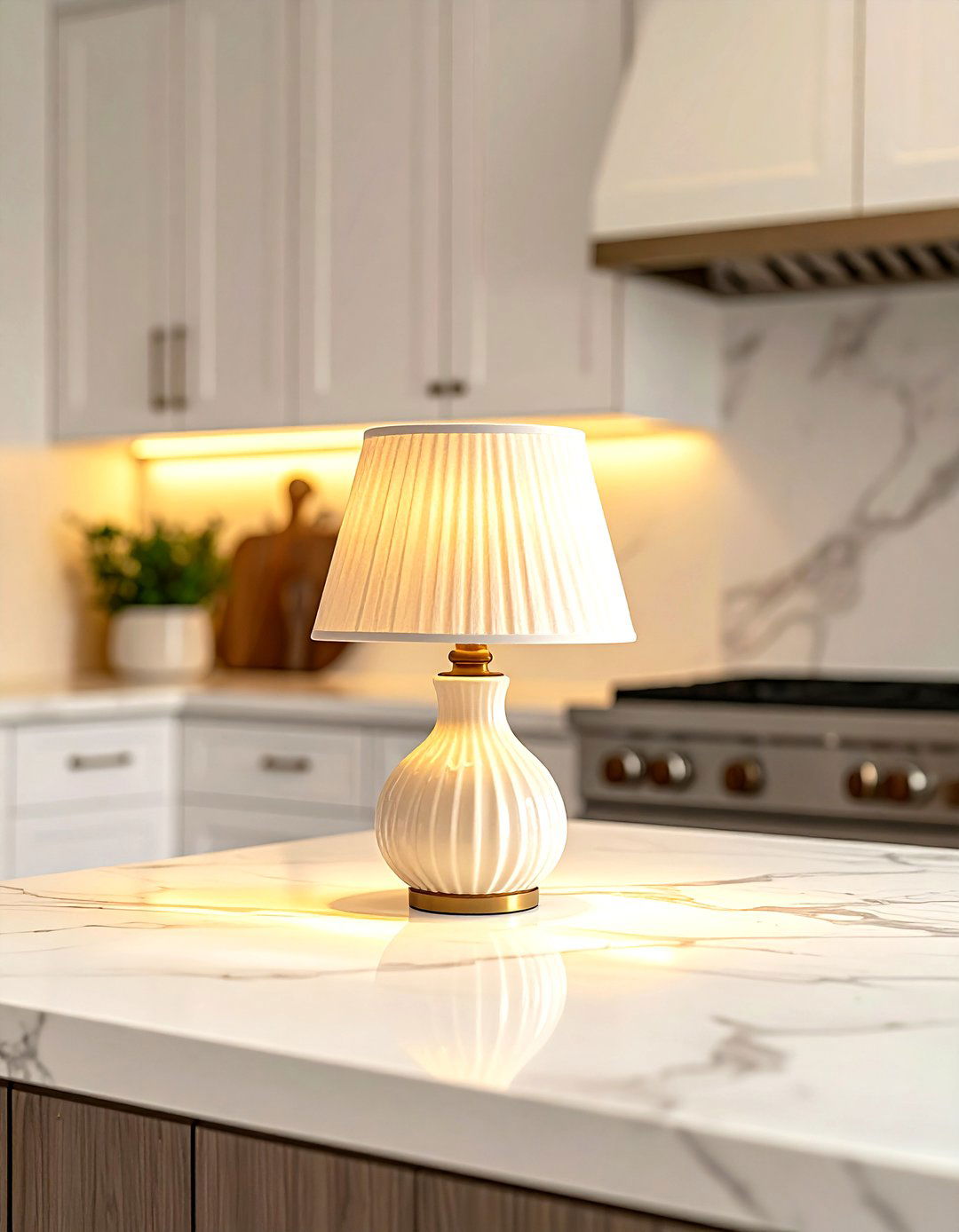 Countertop Table Lamp - 30 kitchen finishing touches ideas