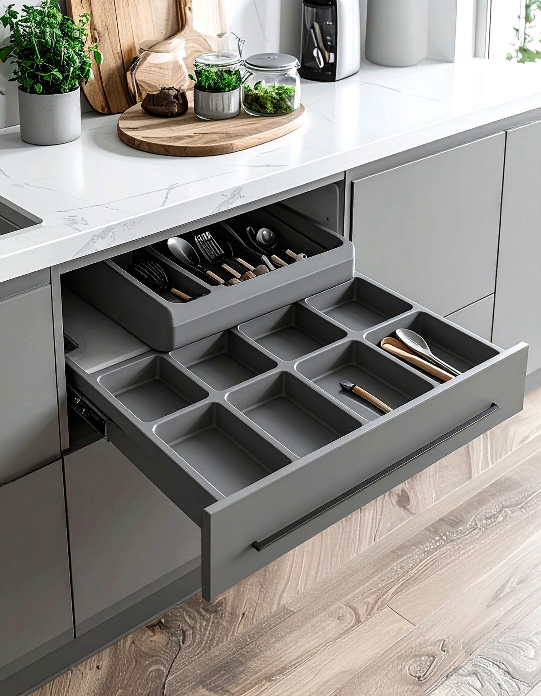 Countertop Tool Rest - 30 utensil storage kitchen ideas