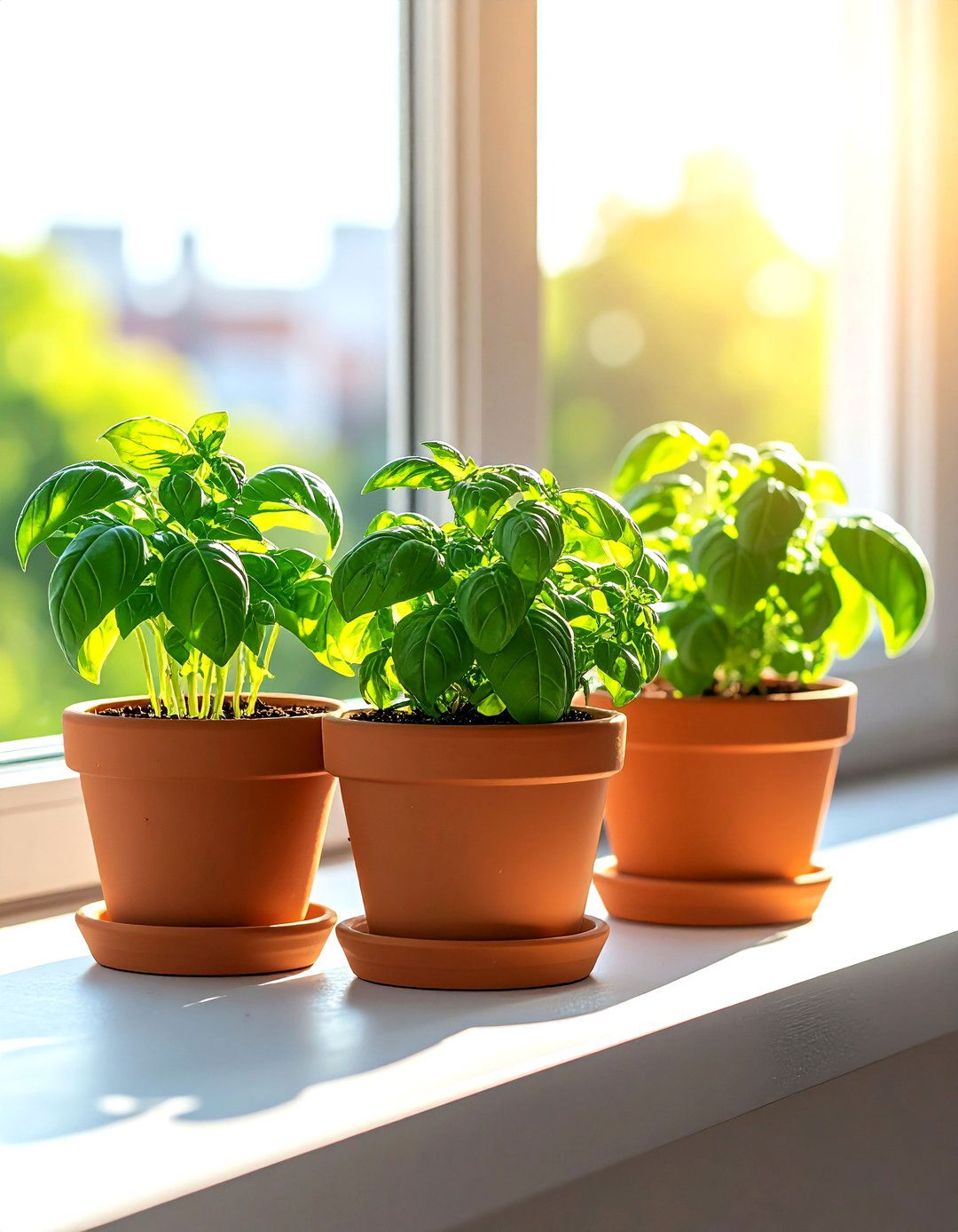 Countertop herb garden - 30 rental kitchen ideas