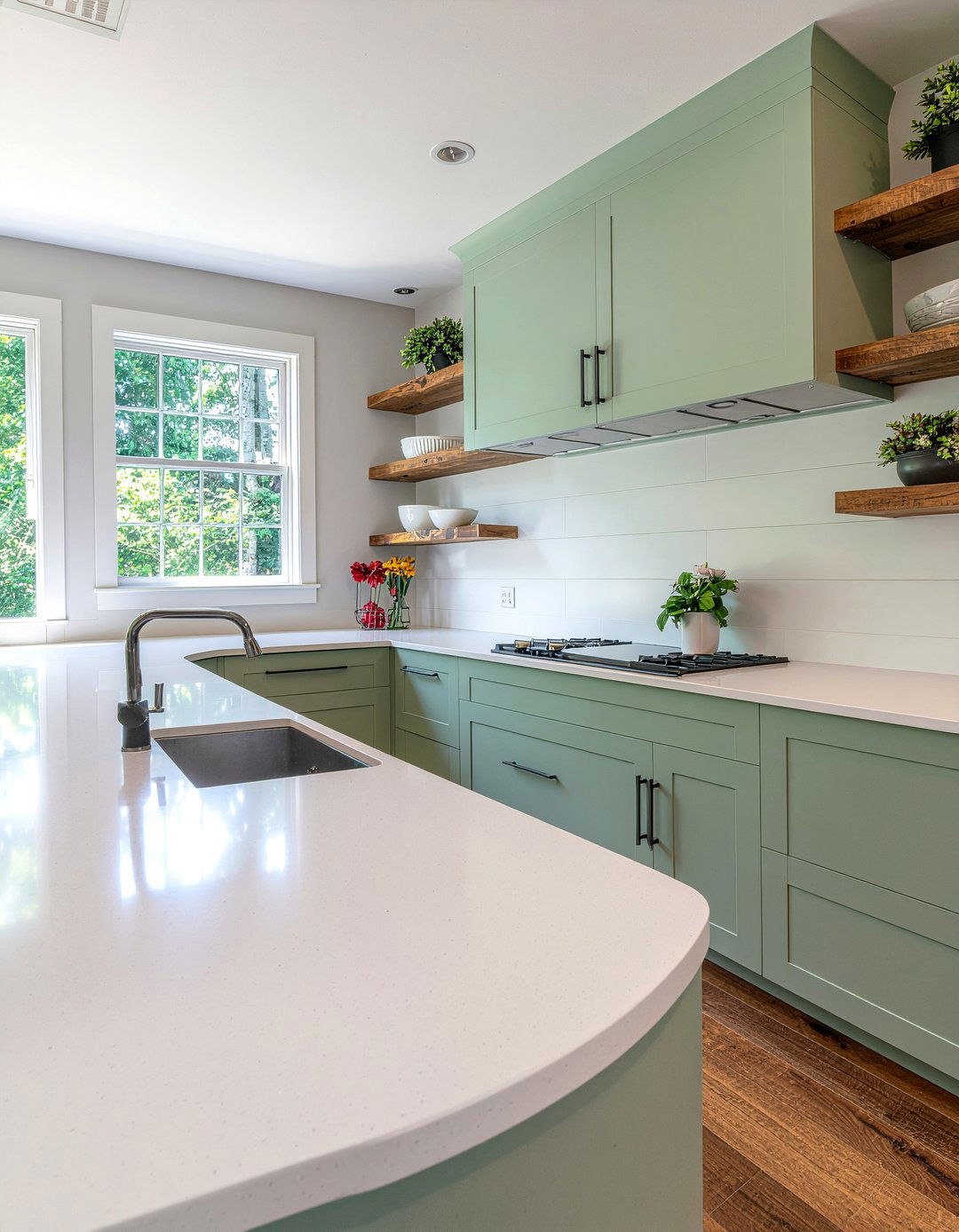 Cove Edge Countertop - 30 kitchen countertop edge ideas