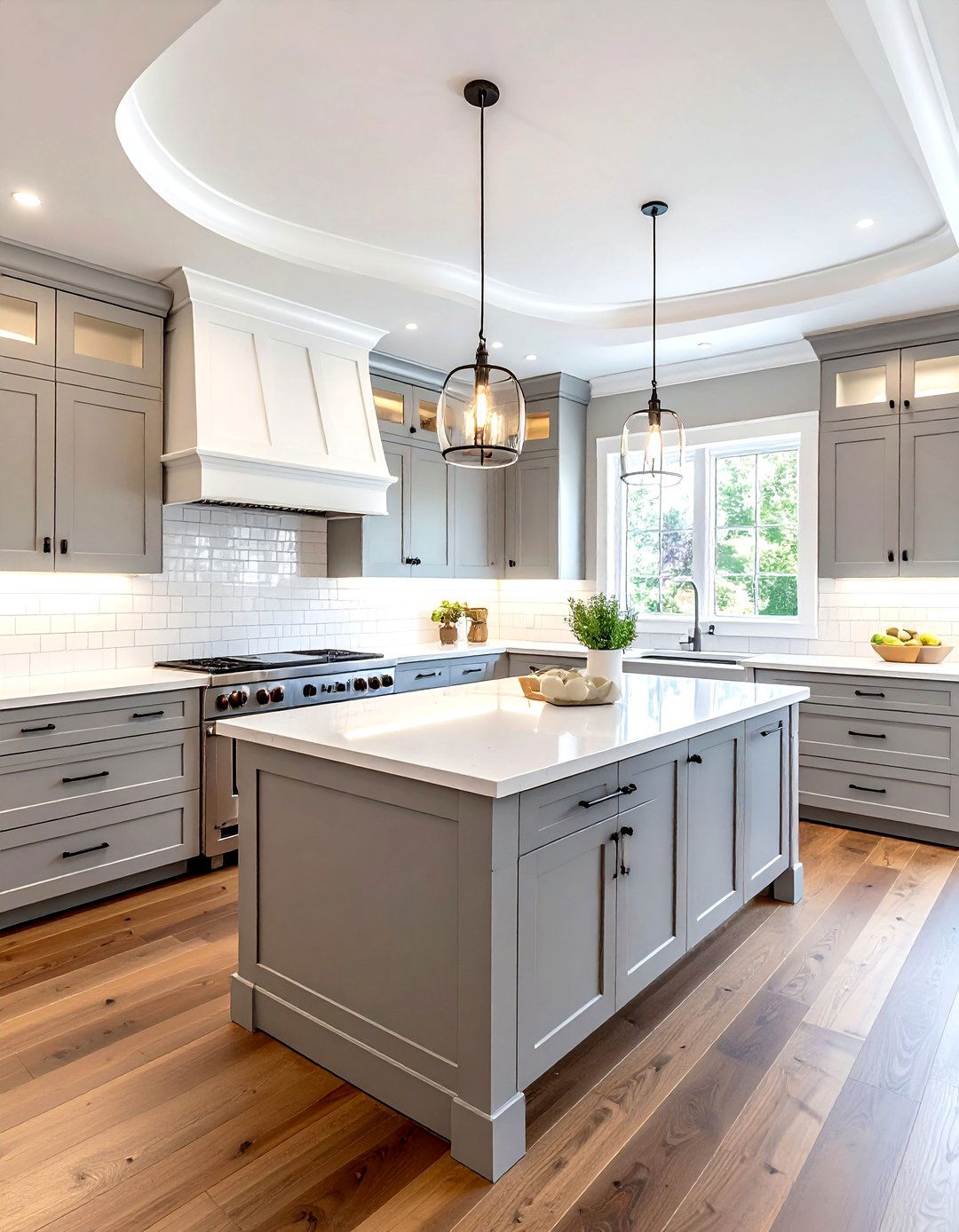 Cove crown molding - 30 kitchen crown molding ideas