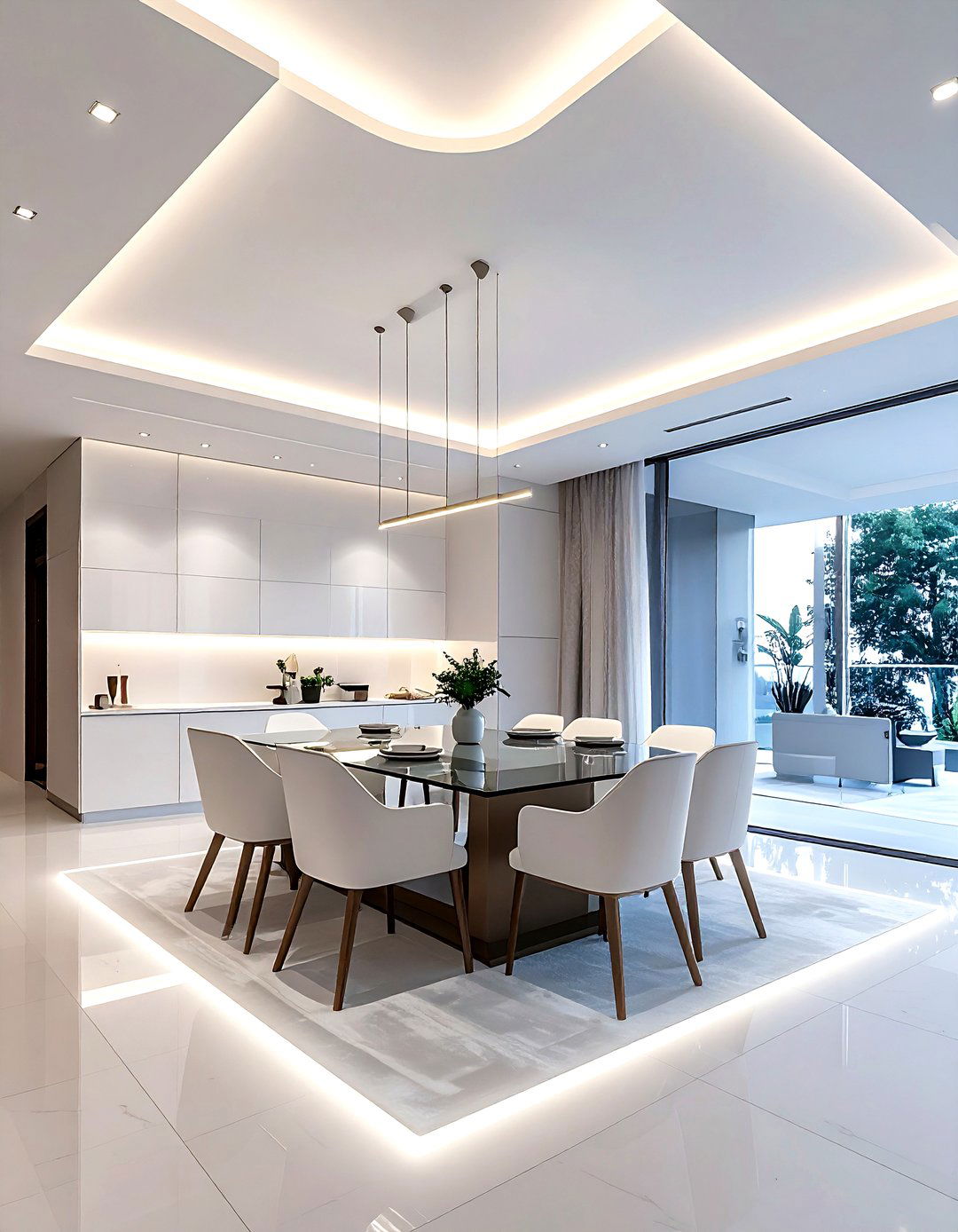 Cove lighting dining room ceiling - 30 dining room ceiling design ideas