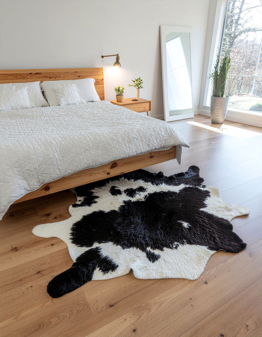 Cowhide rug - 30 bedroom area rugs