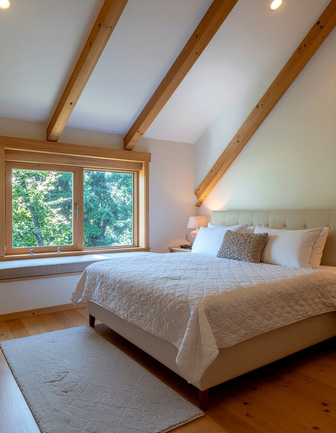 Cozy Attic Guest Room - 30 mountain house bedroom ideas