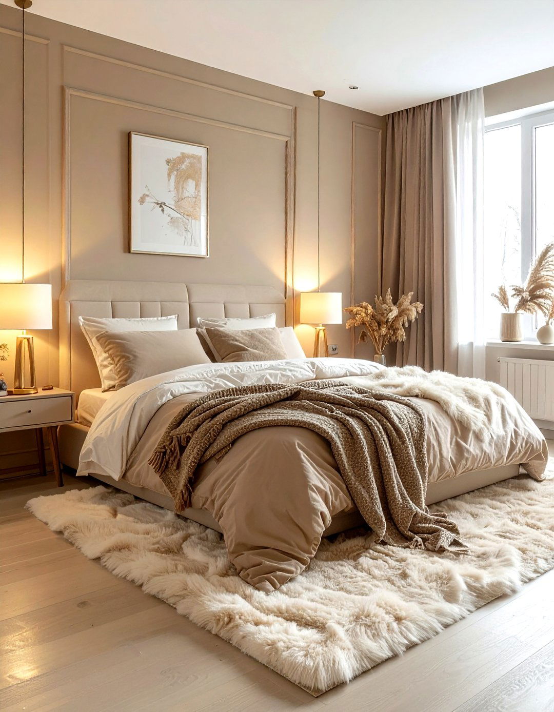 Cozy Beige Bedroom - 30 beige bedroom ideas