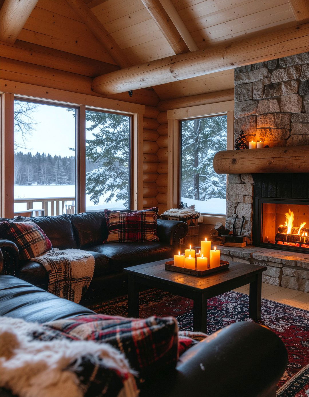 Cozy Cabin Decor - 30 lake house living room ideas