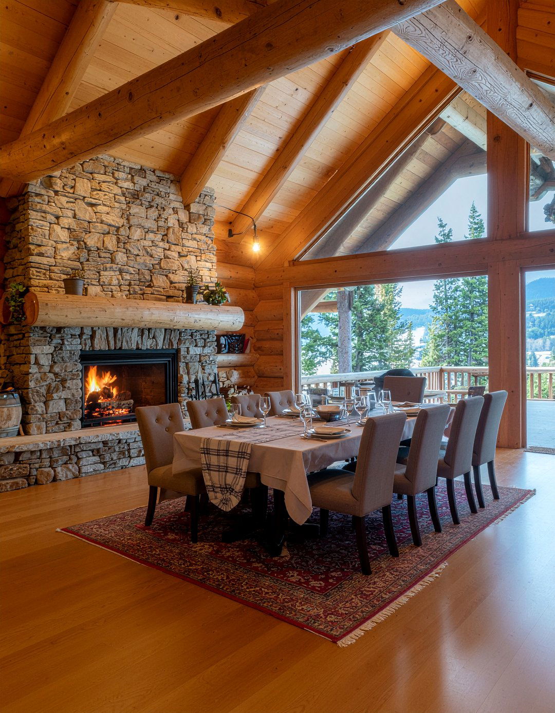 Cozy Cabin Dining Room Rehearsal - 30 dining room rehearsal dinner ideas