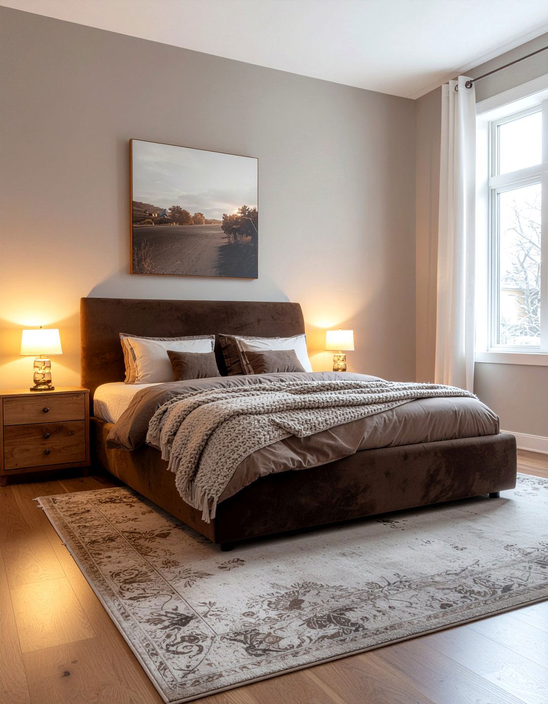 Cozy Chocolate Bedroom - 30 chocolate bedroom ideas