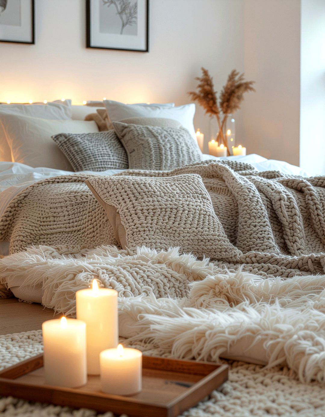 Cozy Hygge Bedroom - 30 scandinavian bedroom ideas