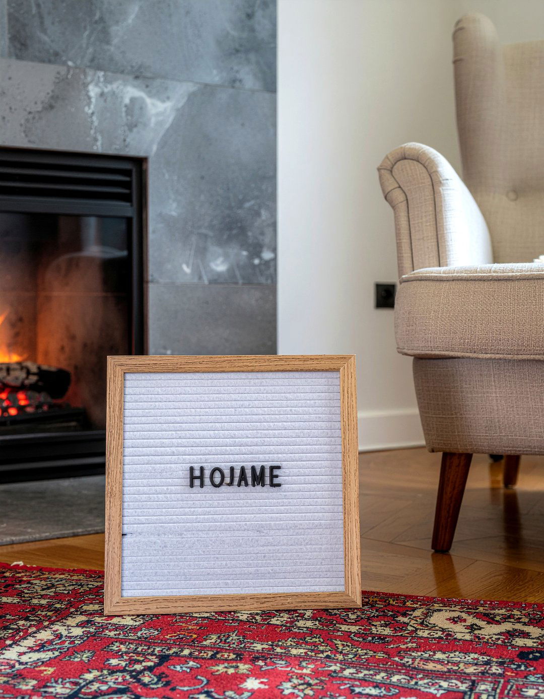 Cozy Living Room - 30 living room letter boards