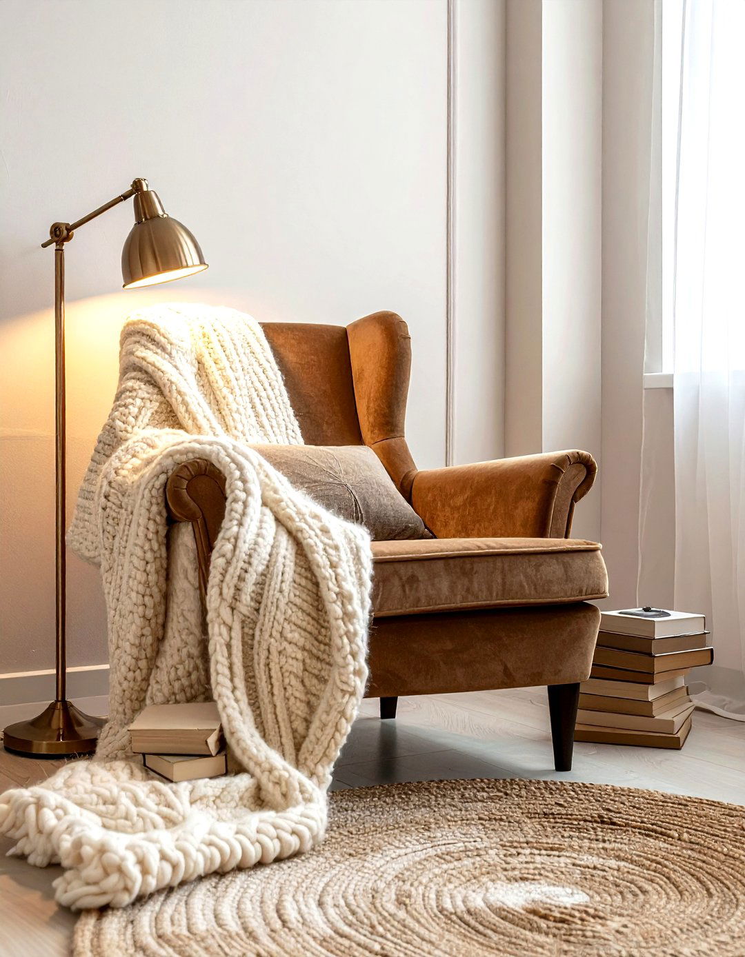 Cozy Reading Nook - 30 apartment decor ideas