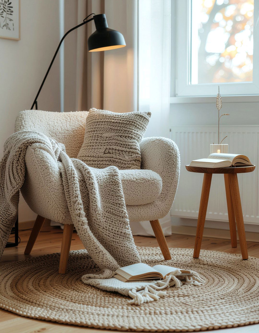 Cozy Reading Nook - 30 peaceful bedroom ideas